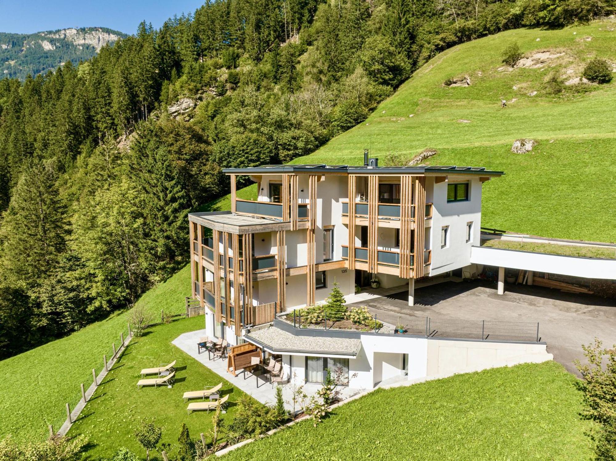 Natur Zeit - Alpine Garden Apartments Mayrhofen Ngoại thất bức ảnh